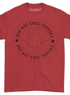 Chili Duct Tape Log RED HOT CHILI PEPPERS红辣椒乐队摇滚T恤