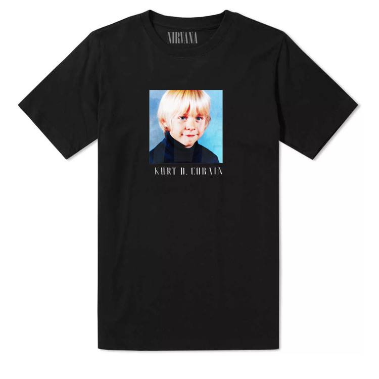 nirvana涅槃乐队摇滚t恤短袖