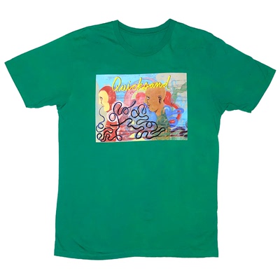 Quicksand流沙乐队文艺美式T恤男