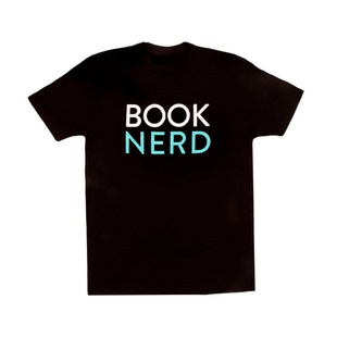 直喷短袖 book T恤 休闲男女同款 文学系列书籍文艺美式 nerd 书呆子