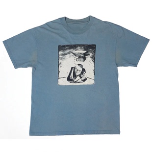 Estate阳光房地产乐队摇滚朋克欧美风宽松短袖 Real T恤 Day Sunny