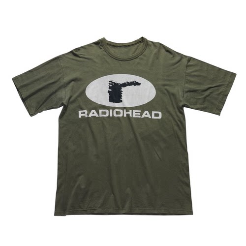 RADIOHEAD电台司令乐队复古男T恤