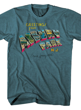 布鲁斯·斯普林斯汀Bruce Springsteen美国摇滚歌手复古男士T恤