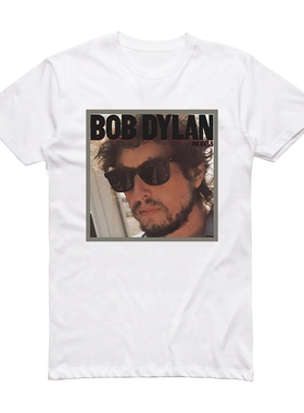 Bootleg私制唱片系列专辑封面鲍勃迪伦人物自画像美式直喷男女T恤