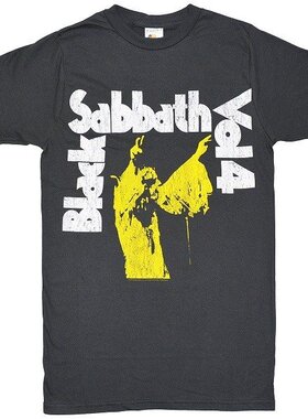 BLACK SABBATH Vol 4黑色安息日金属摇滚乐队短袖T恤
