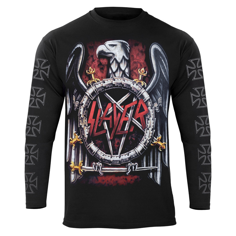 SLAYER杀手乐队金属摇滚长袖T恤