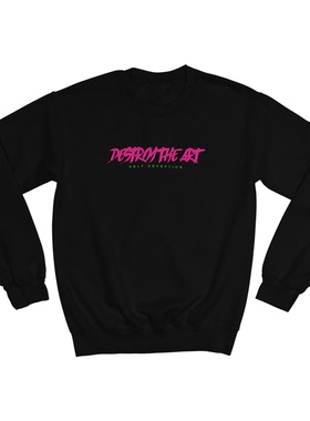 Self Deception自我欺骗乐队摇滚欧美潮牌休闲男士黑色圆领卫衣秋