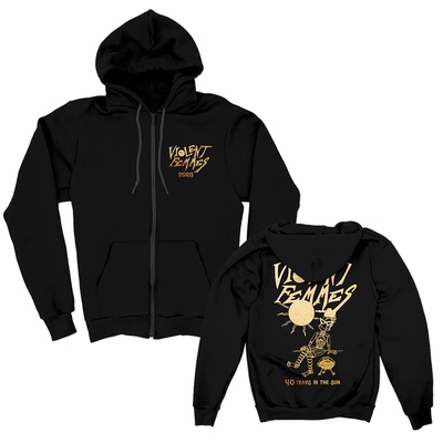 ViolentFemmes乐队连帽拉链外套