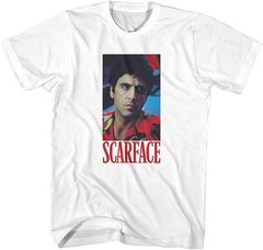 Scarface 疤面煞星 帕西诺 Al Pacino电影联名欧美潮流宽松男T恤