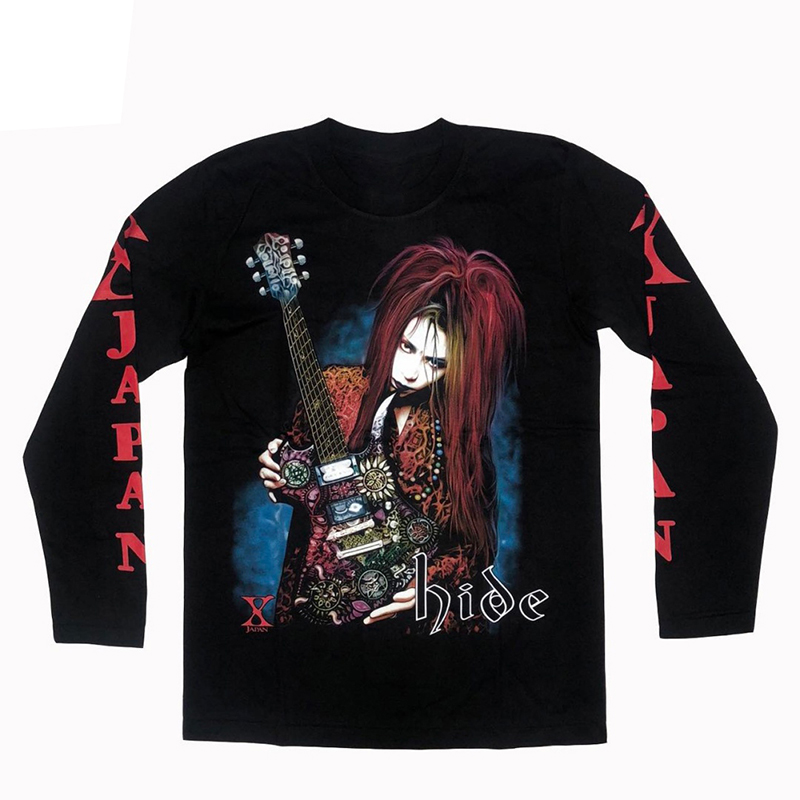 X-japan乐队摇滚暗黑哥特长袖T恤