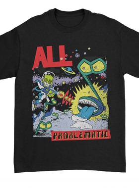 专辑Problematic有问题歌手all欧美乐队摇滚朋克音乐直喷短袖T恤
