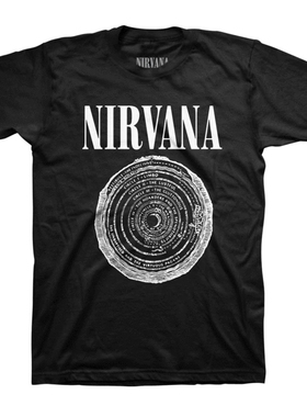 新款夏季kurt cobain科特柯本Nirvana涅槃乐队摇滚t恤短袖T