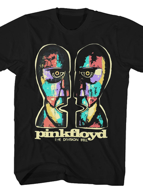 平克弗洛伊德Division Bell Colored T-shirt摇滚专辑乐队短袖T恤