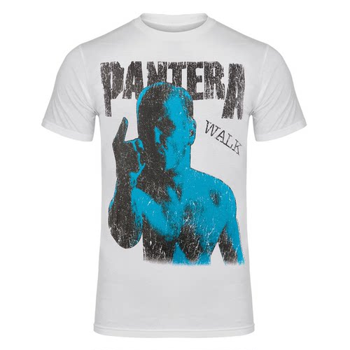 PANTERA美洲豹短袖纯棉直喷T恤男