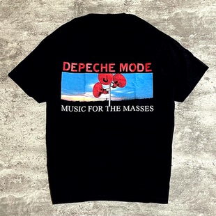 music for the masses大众音乐DEPECHE MODE电子流行乐队短袖T恤
