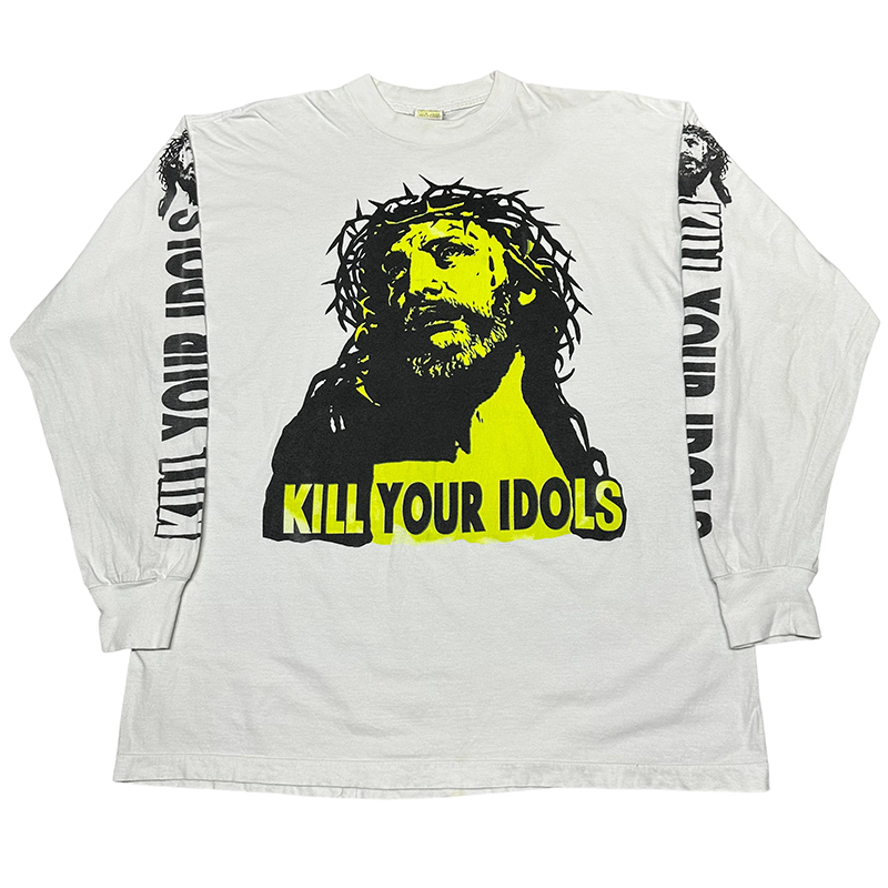 美式潮牌摇滚朋克男纯棉长袖T恤