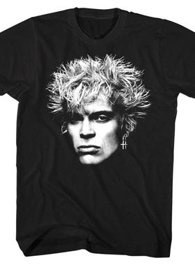比利 伊多尔Billy Idol Triangles T-Shirt Punk朋克摇滚复古T恤