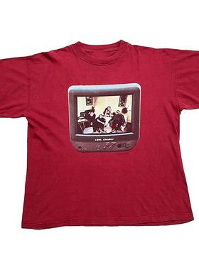 煤库乐队Coal Chamber另类金属新锐摇滚团体美式暗红色男短袖T恤