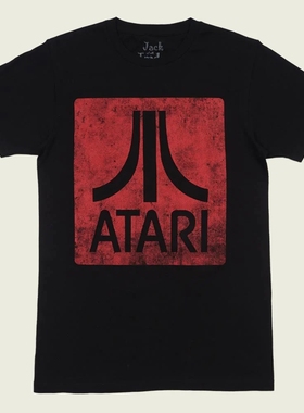 2024新款雅达利经典街机游戏机ATARI美式复古简约男女款短袖T恤