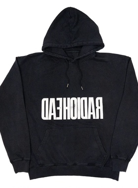 秋冬新品Radiohead电台司令摇滚乐队英式简约休闲直喷男连帽卫衣