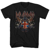 Def Leppard Rock Punk Rock American retro men's loose direct-print T-shirt thumbnail 2