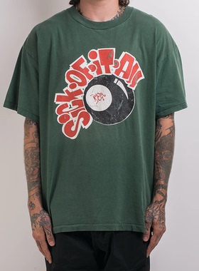 SICK OF IT ALL烦透了乐队老牌硬核朋克摇滚复古宽松直喷男女T恤