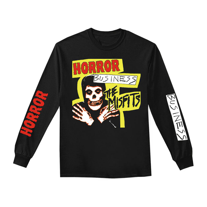 Misfits失意者复古圆领长袖T恤男