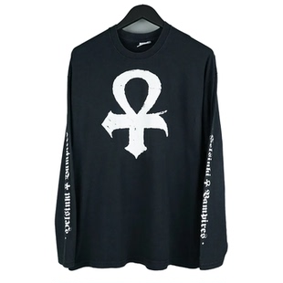 The 69 Eyes芬兰哥特摇滚乐队欧美潮牌秋冬复古男纯棉外穿长袖T恤