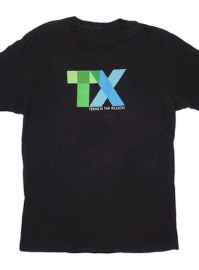 Texas Is The Reason纽约摇滚乐队TX Multiply乘数美式简约短T恤