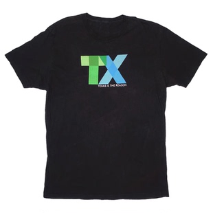 Texas Is The Reason纽约摇滚乐队TX Multiply乘数美式简约短T恤
