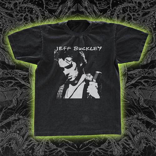 JeffBuckley摇滚rock吉他T恤男