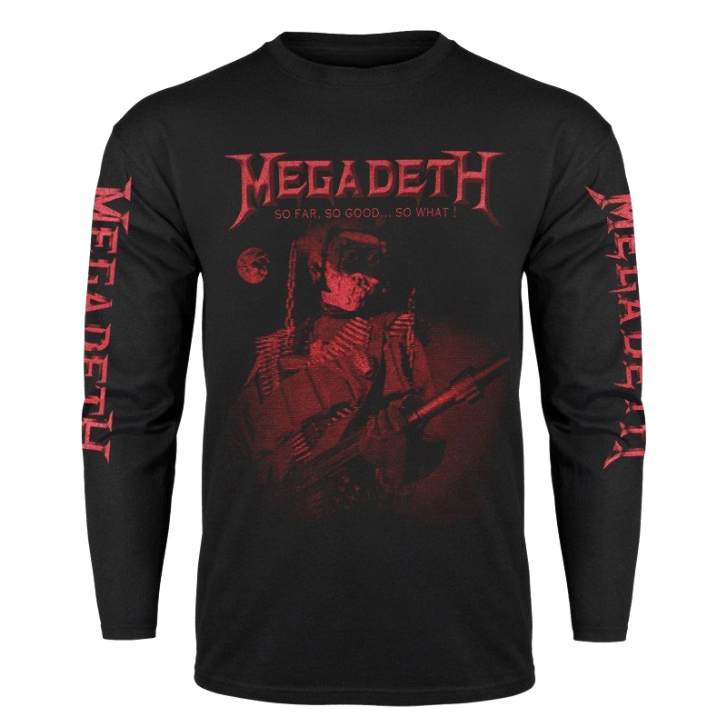 Megadeth乐队重金属摇滚长袖T恤