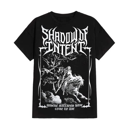 SHADOWOFINTENT宽松短袖T恤男