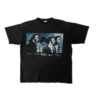90年代复古披头士T恤vintage the beatles t shirt bandtees男T恤