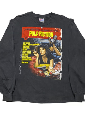 Pulp Fiction Long 低俗小说美国巡演摇滚朋克纯棉长袖T恤秋冬