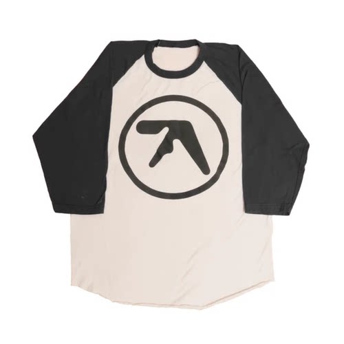 AphexTwin电子音乐撞色长袖T恤