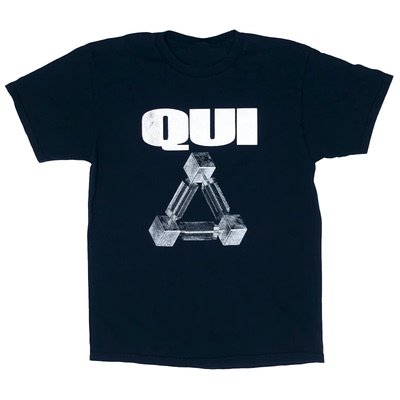 专辑QUI欧美法式简约宽松男T恤夏