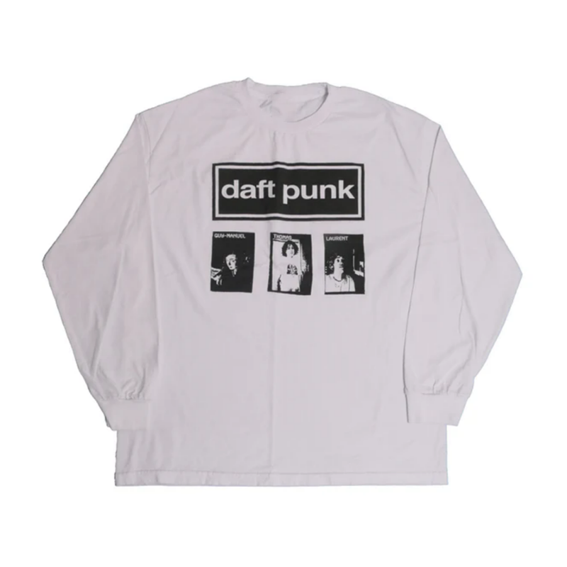 蠢朋克DaftPunk宽松纯棉长袖T恤