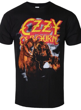 英国重金属摇滚之父奥兹·奥斯朋Ozzy Osbourne印花纯棉短袖T恤男