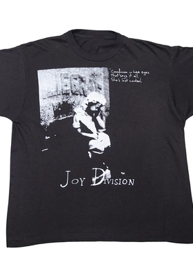 Joy Division快乐分裂乐队短袖伊恩柯蒂斯Ian Curtis美式朋克T恤