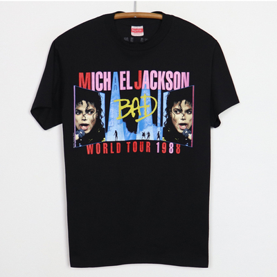 复古迈克杰克逊短袖T恤