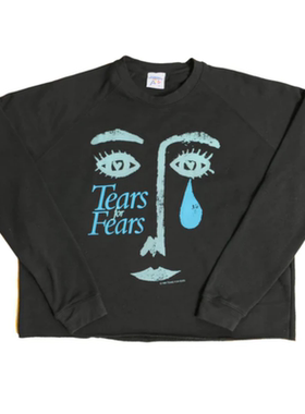 英国摇滚朋克乐队Tears For Fears男女同款纯棉美式休闲长袖T恤秋