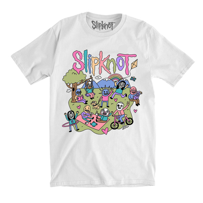 Slipknot短袖卡通男士T恤