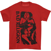 夏季 T恤 复古摇滚短袖 1980bad religion乐队PUNK硬核朋克红色美式