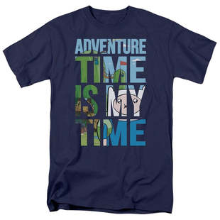 2010Adventure Time探险活宝探险时光动画片联名美式复古短袖T恤