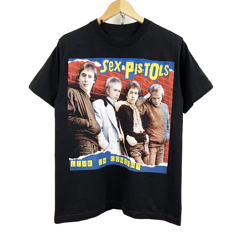 SexPistols短袖朋克VintageT恤
