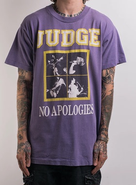 No Apologies啊，不用道歉JoJo流行歌曲音乐紫色美式宽松直喷T恤