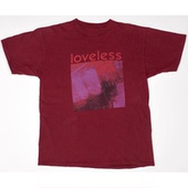 复古oversize高街vintage短袖 我 美式 无爱1992 T恤 血腥情人节