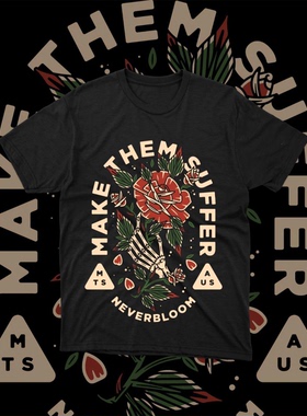 Make Them Suffer让他们受苦 仙境核等流派摇滚黑金属乐队纯棉T恤
