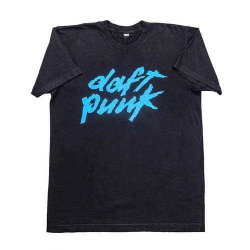 DaftPunk蠢朋克乐队文字简约T恤